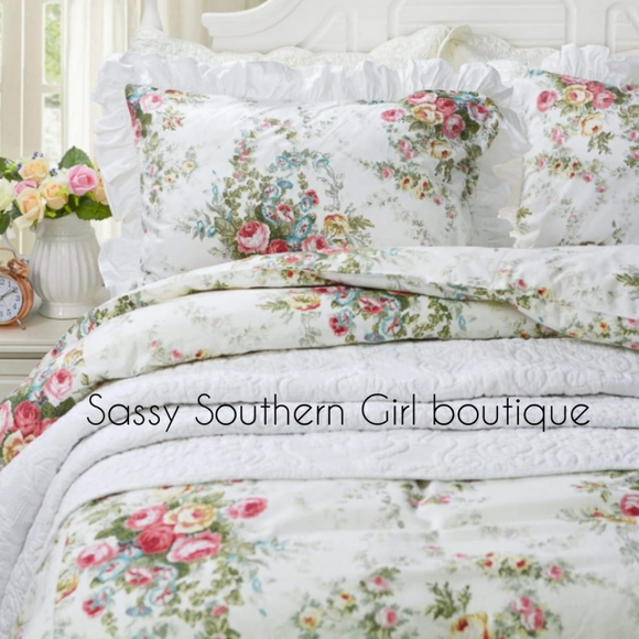 🆕⭐ Country Cottage floral cotton duvet set - Picture 3 of 13